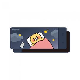 Kakao Friends Choonsik Wireless Charging Desk Mat | Dual 15W High-Speed Charging | Keyboard & Mouse All-in-One Pad | Designed in Korea